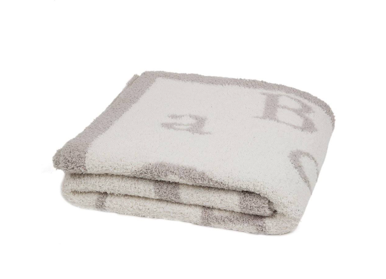 CozyChic ABC Blanket Stone