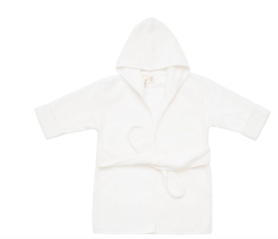Toddler Bath Robe In Cloud