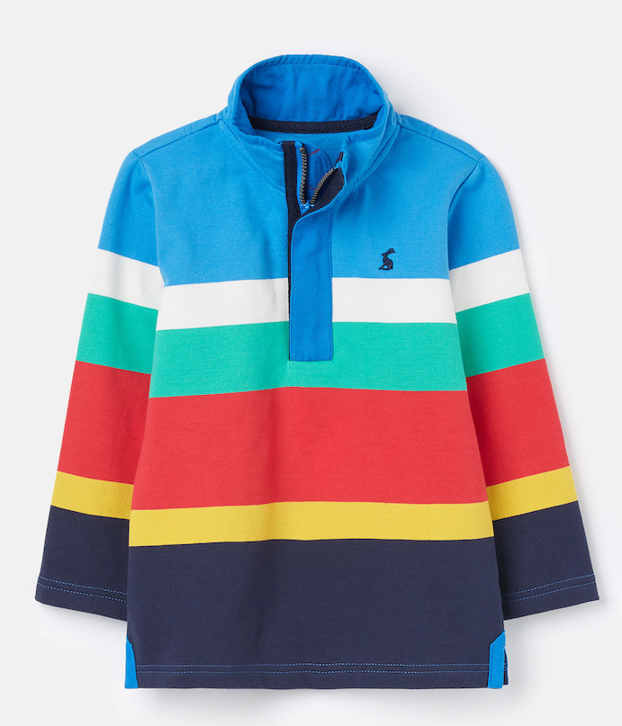 Captain Multi-Stripe 1/2 Zip Pullover