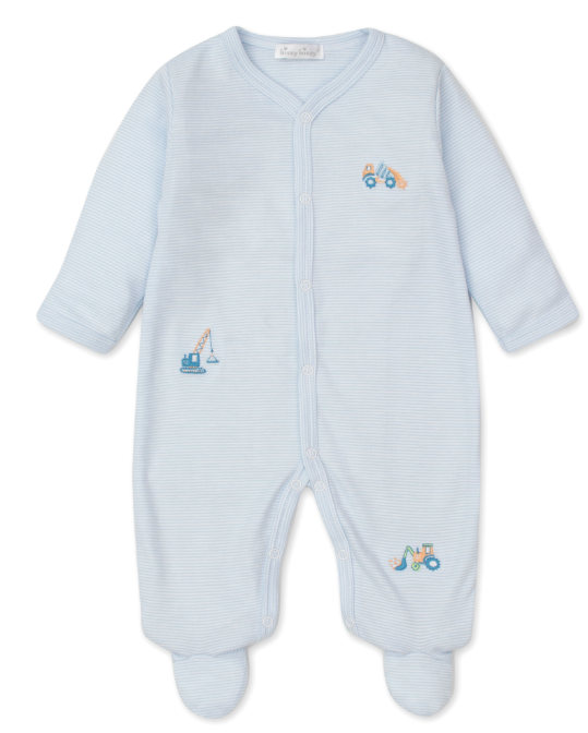 Construction Convoy Footie Stripe