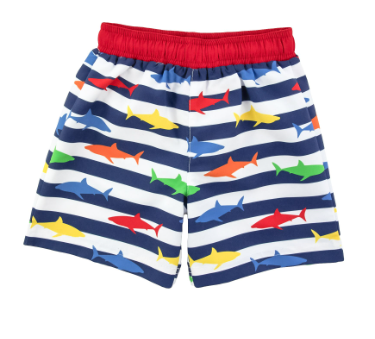 Shark Print Swim Trunk 4581