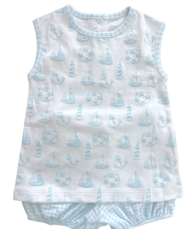 Anchors Away Diaper Set - Boy