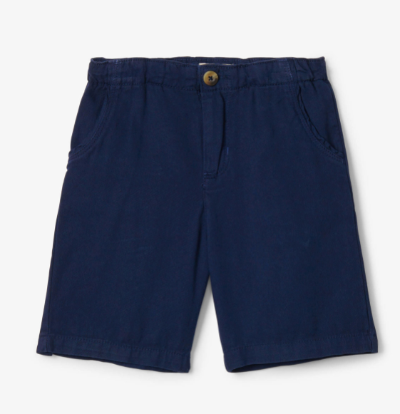 Navy Twill Shorts