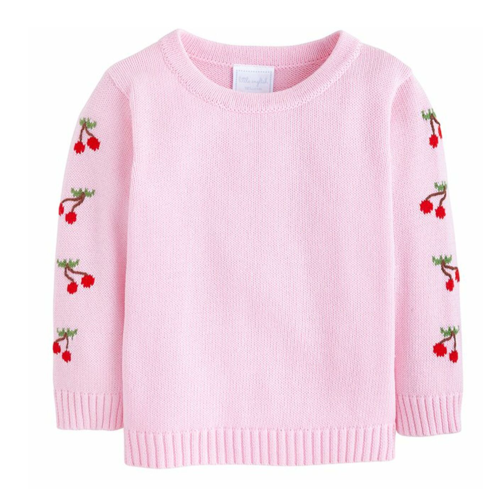 Cherry Fun Intarsia Sweater