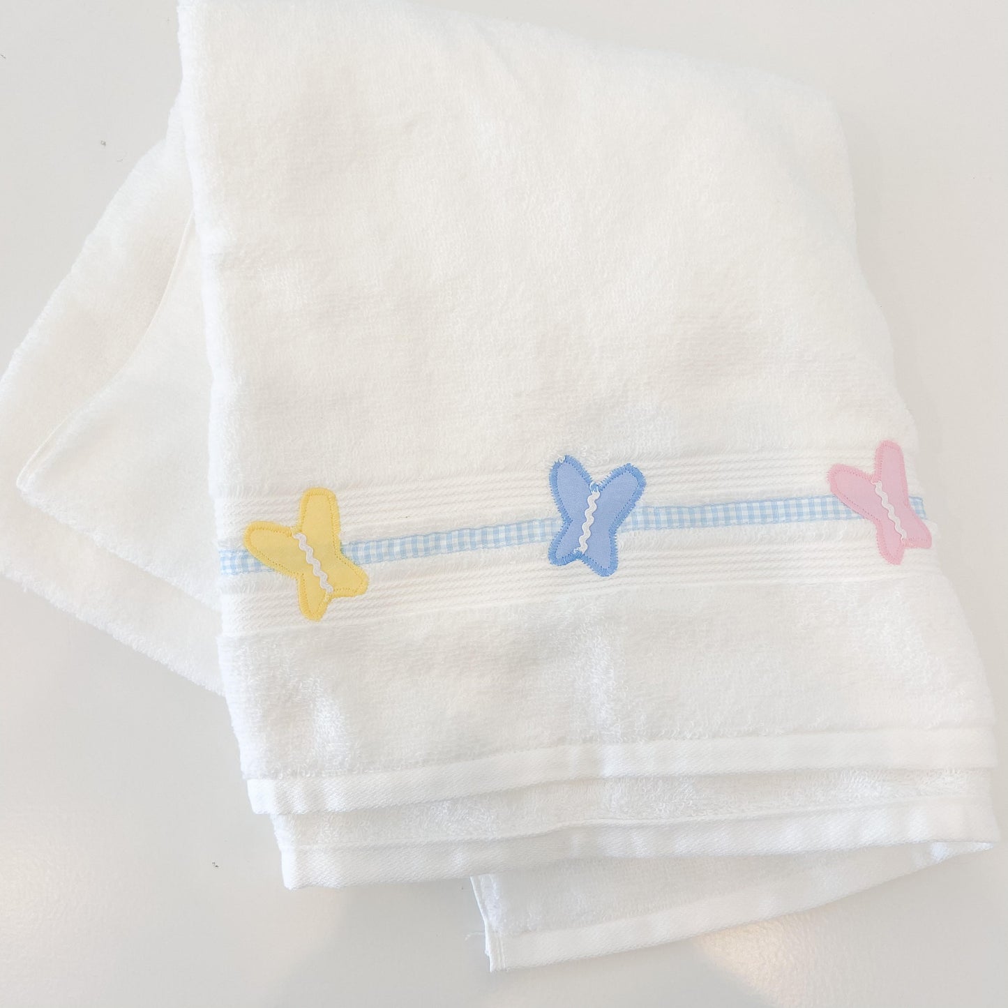 Pink Butterfly Towel