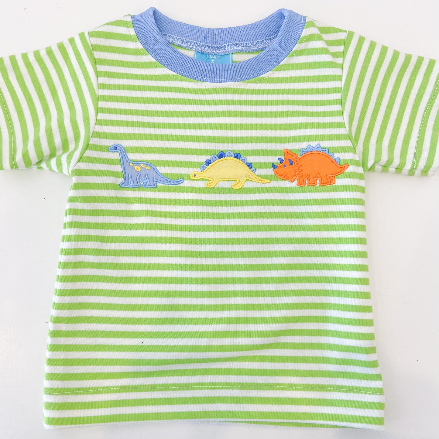 Dinosaur Stripe Shirt 5047P