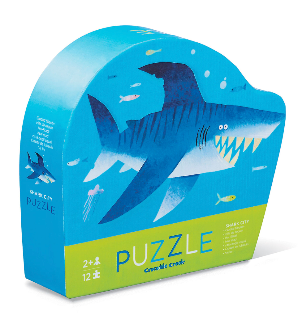 12 pc Mini Puzzle/Shark City