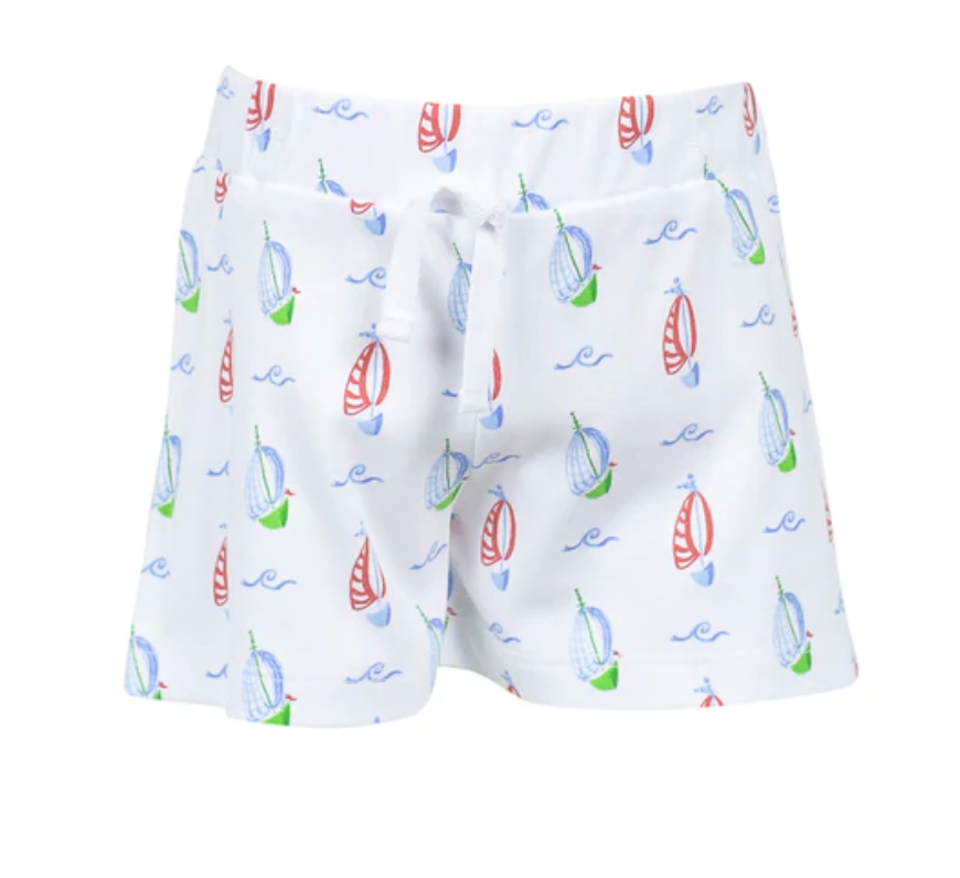 Sawyer Shorts Sailboats