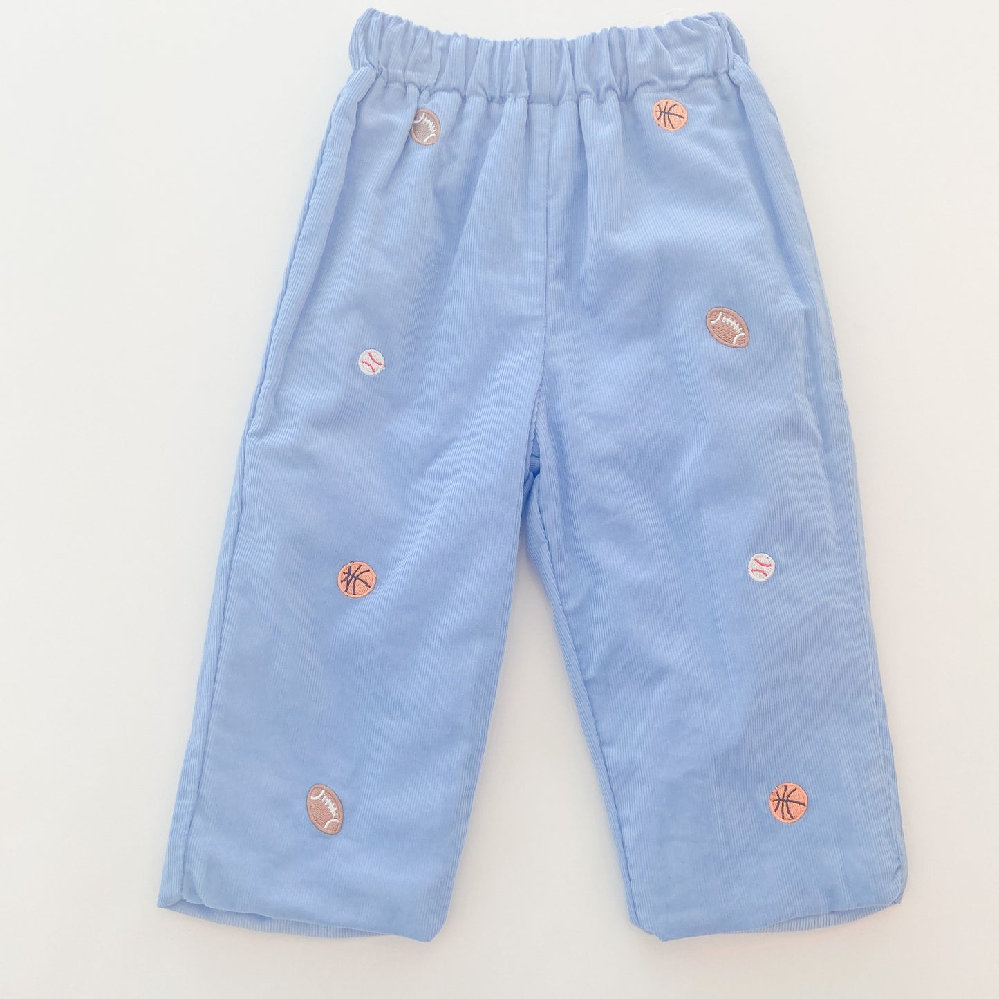 Sports Embroidered Pull On Cords