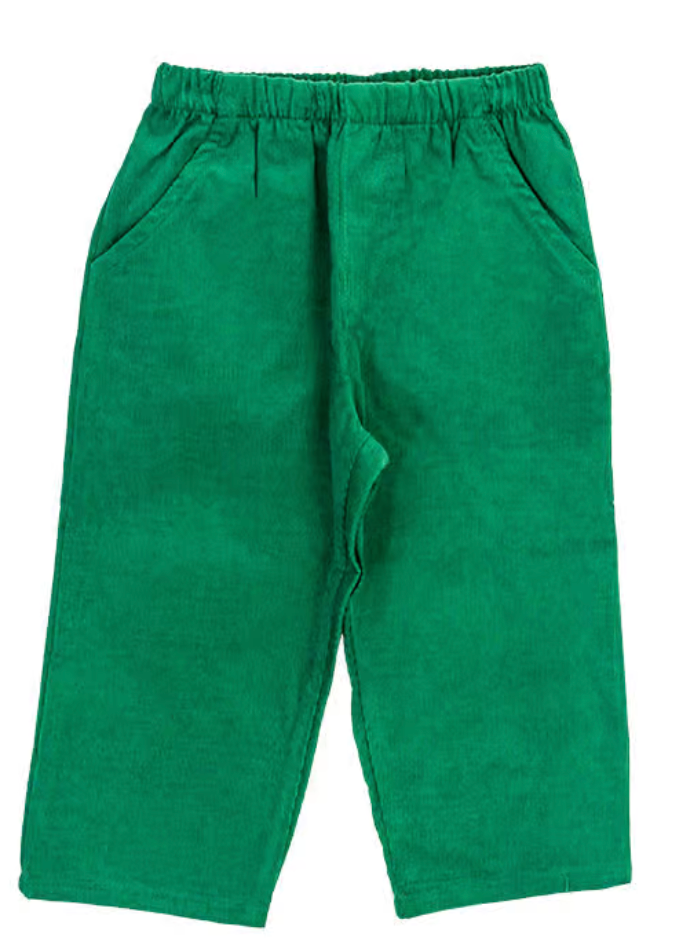 Elastic Cord Pant Kelly Green