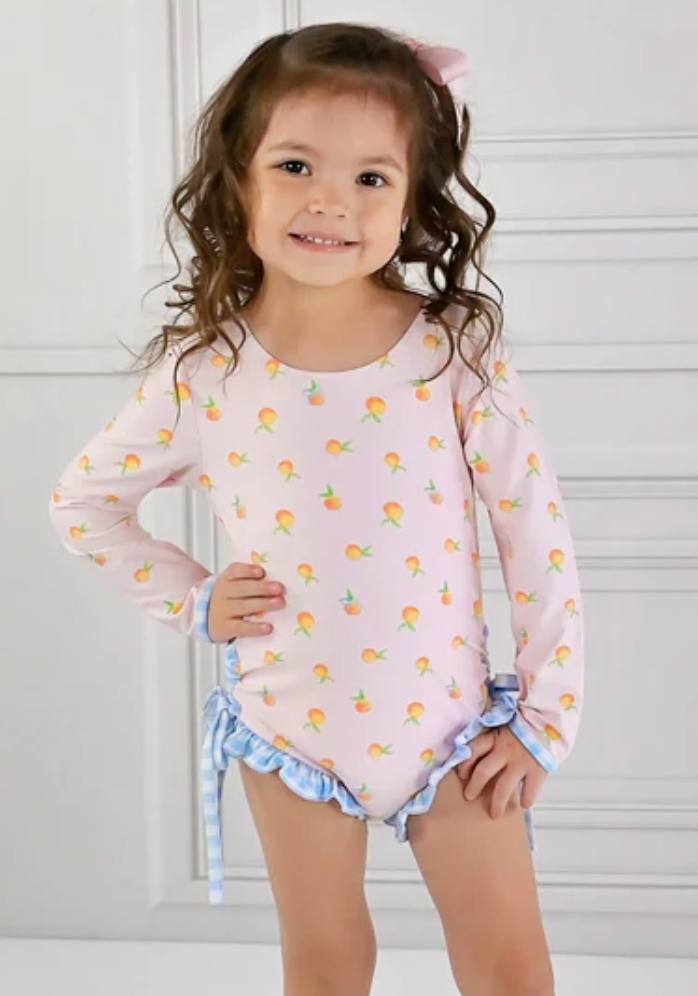 Peaches One piece Rashguard Swimsuit