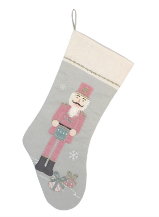 Pink Nutcracker Stocking