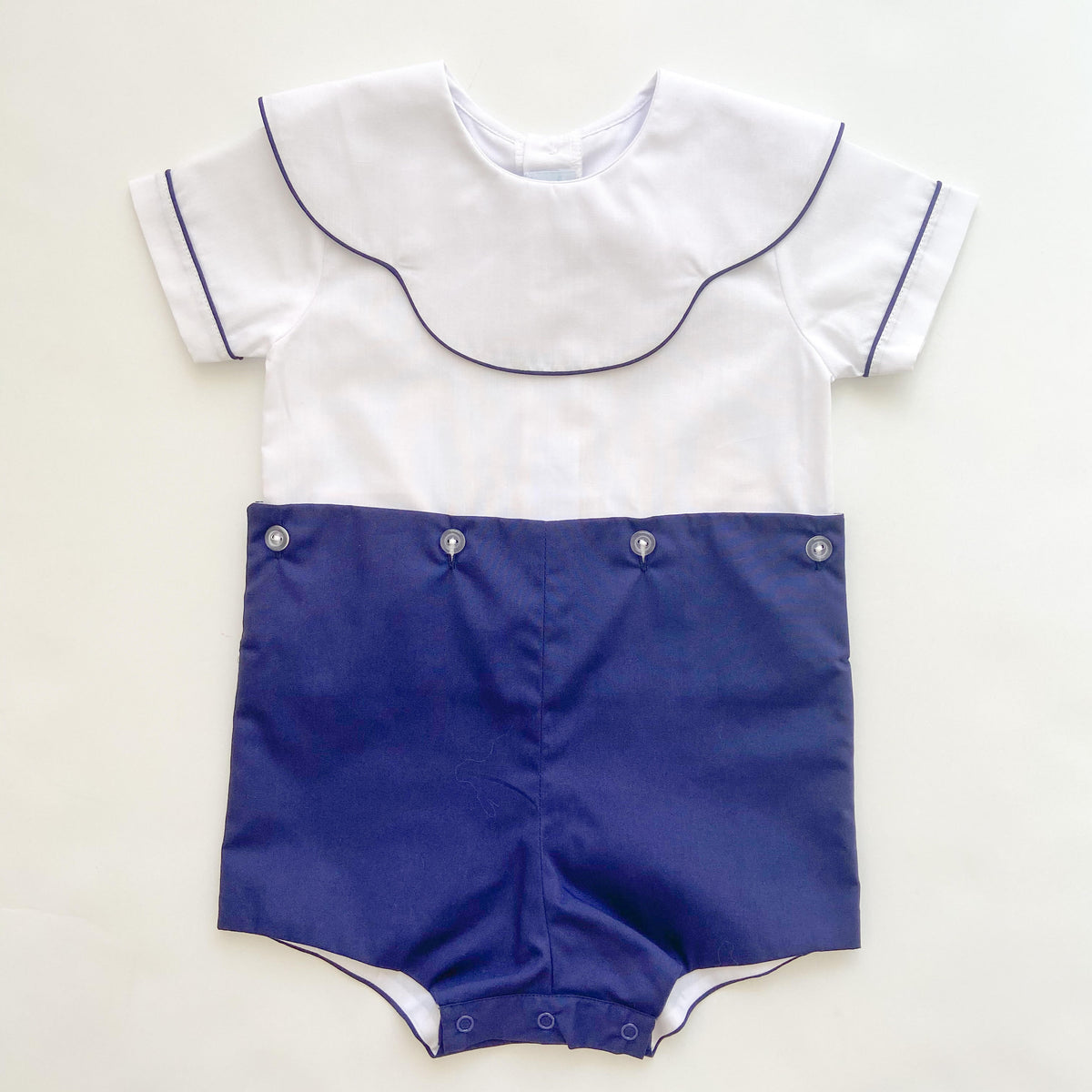 Blank Navy Boysuit 5029 - Toddler Boys