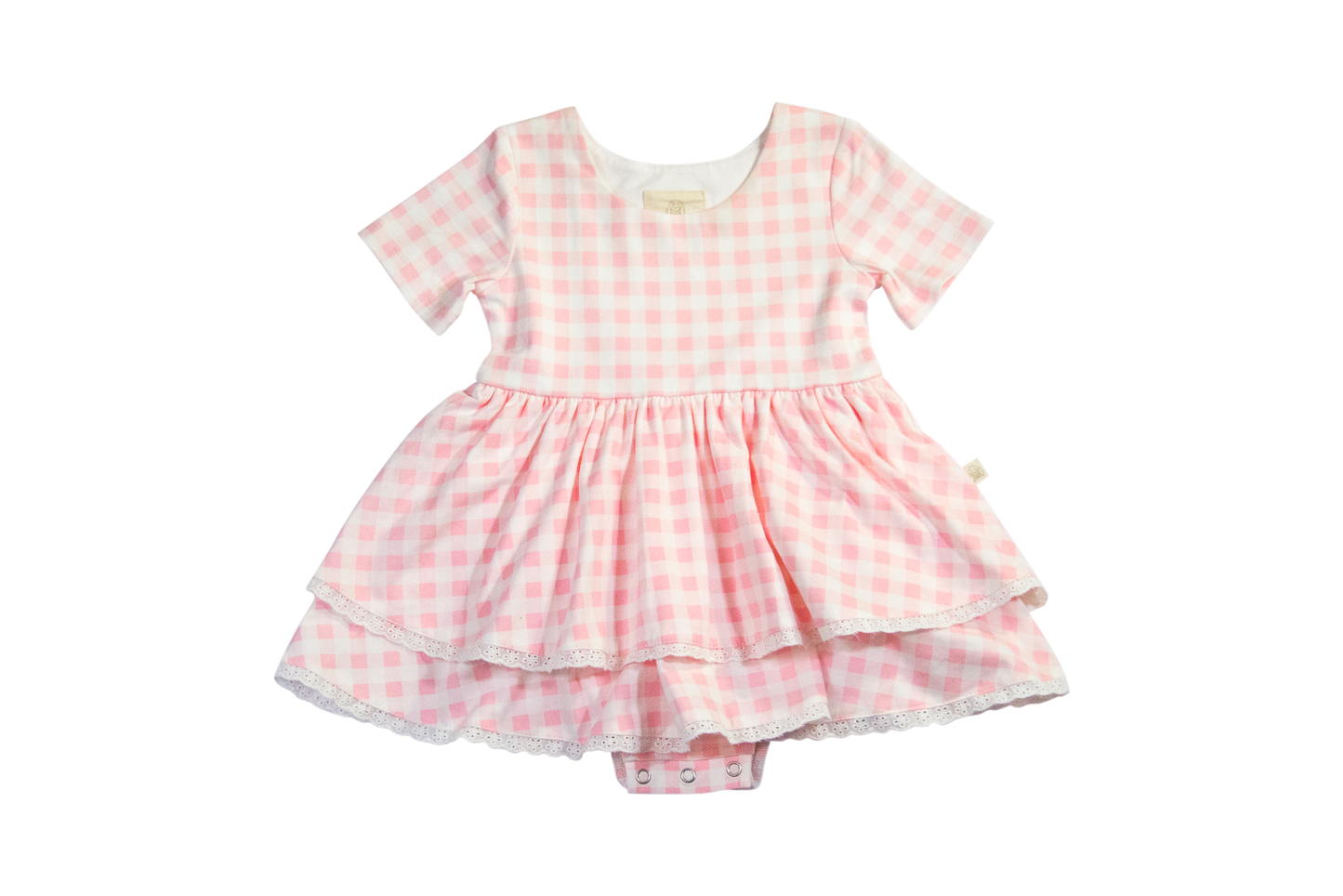 Chessie Swirl Gingham Dress