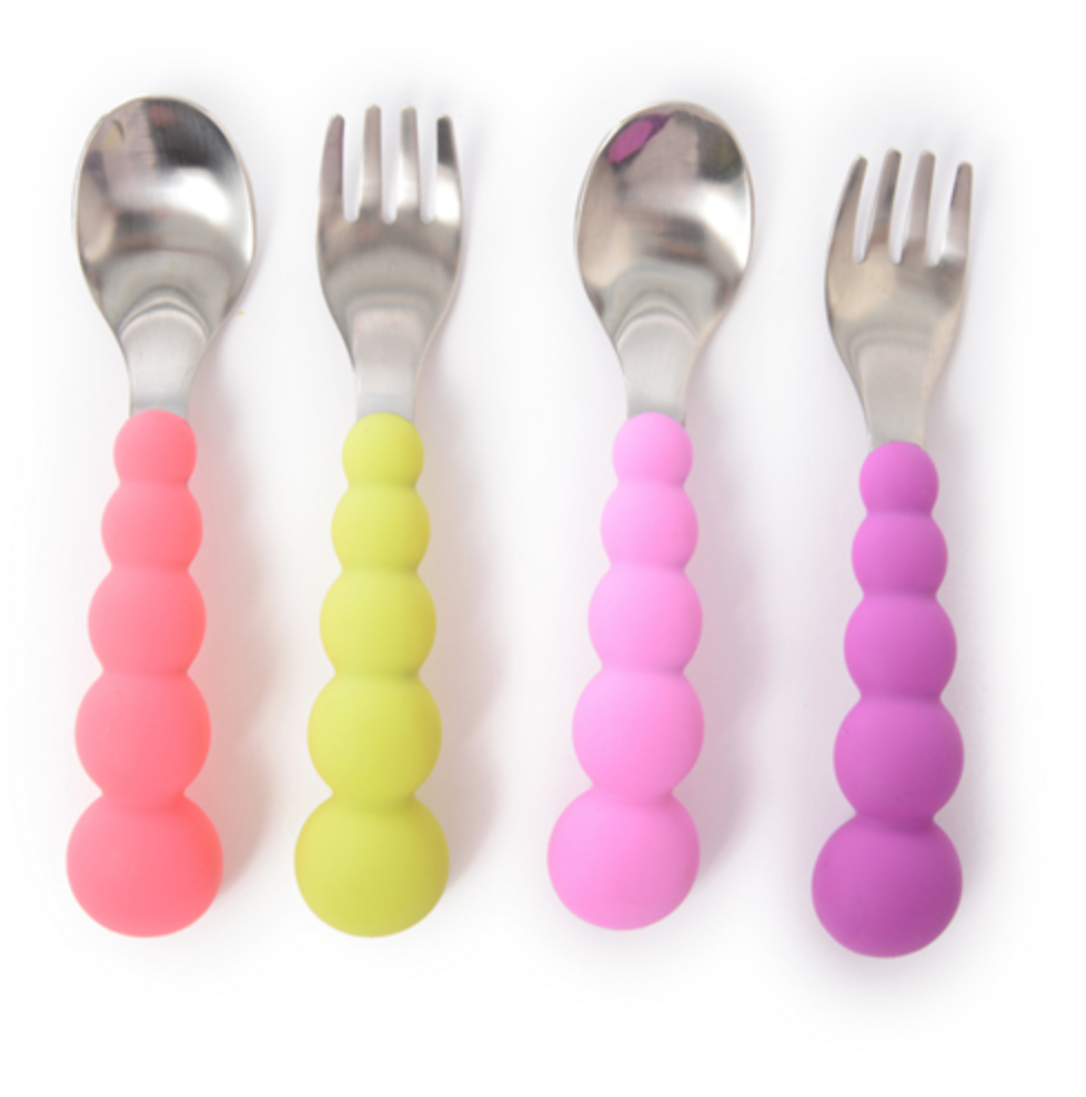 Chewbead Flatware Pink
