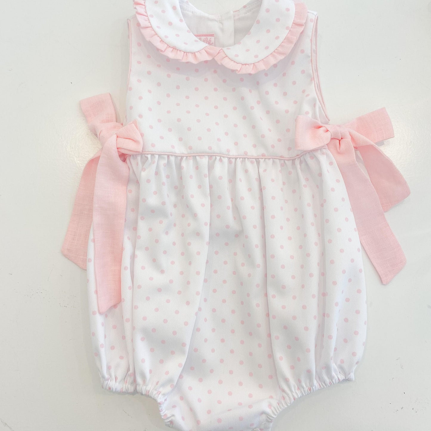 Sleeveless Bubble with collar and bows 152F