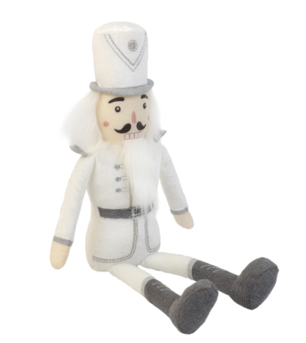 Nutcracker Shelf Sitter White Large