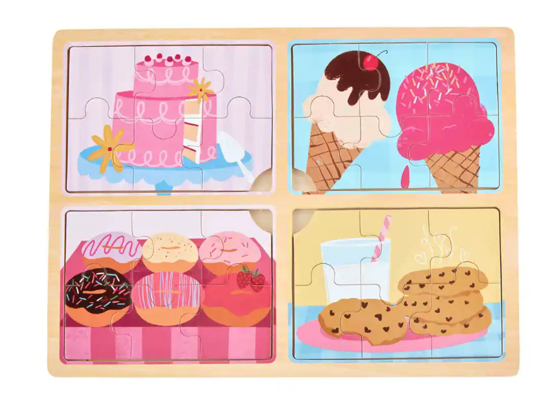 Dessert 4 in 1 Puzzle