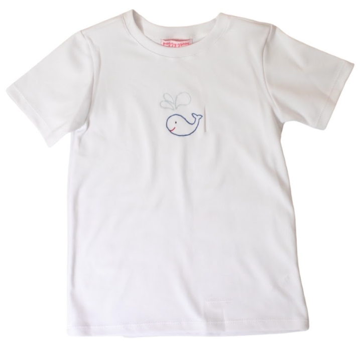 Embroidered Tee Whale