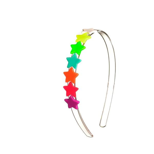 Headband Centipede Stars - Neon
