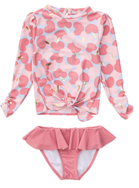 Apple Love LS Ruffle Set