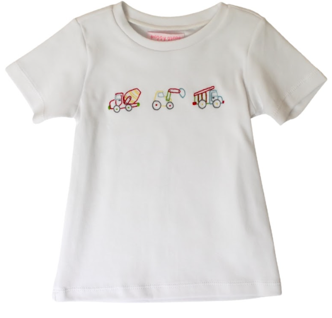 Embroidered Tee Whits Pima Truck