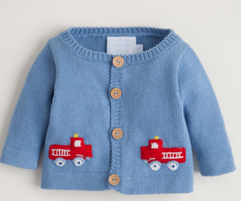 Firetruck Crochet Sweater