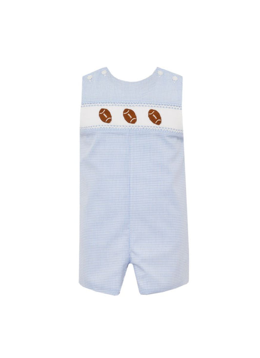 FOOTBALL BOY'S - Blue Gingham Jon Jon