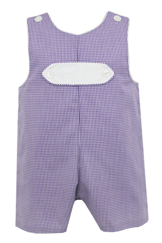 PURPLE GINGHAM - Boy's Jon Jon