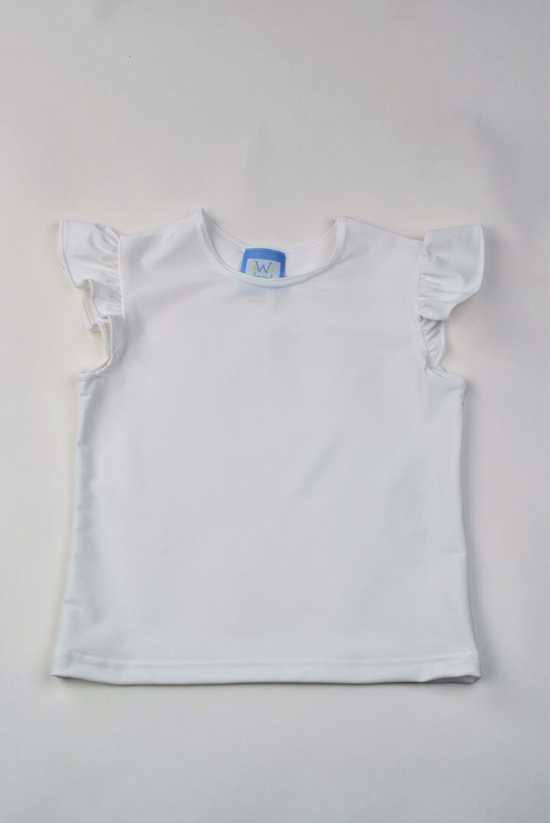 White Angel Sleeve Top
