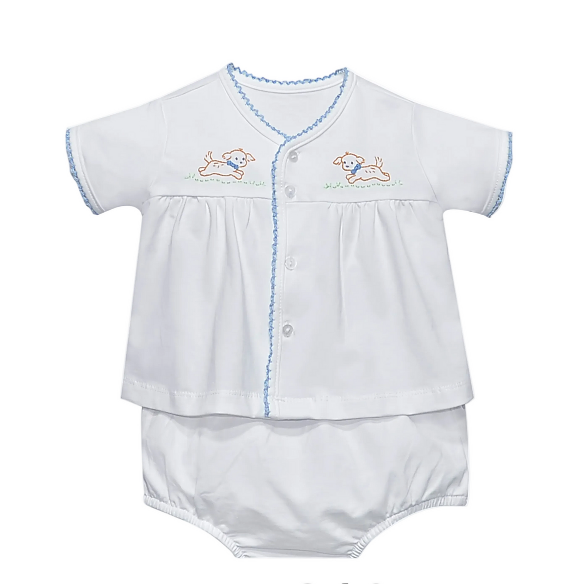 Boys Brennan Diaper Set - Dogs