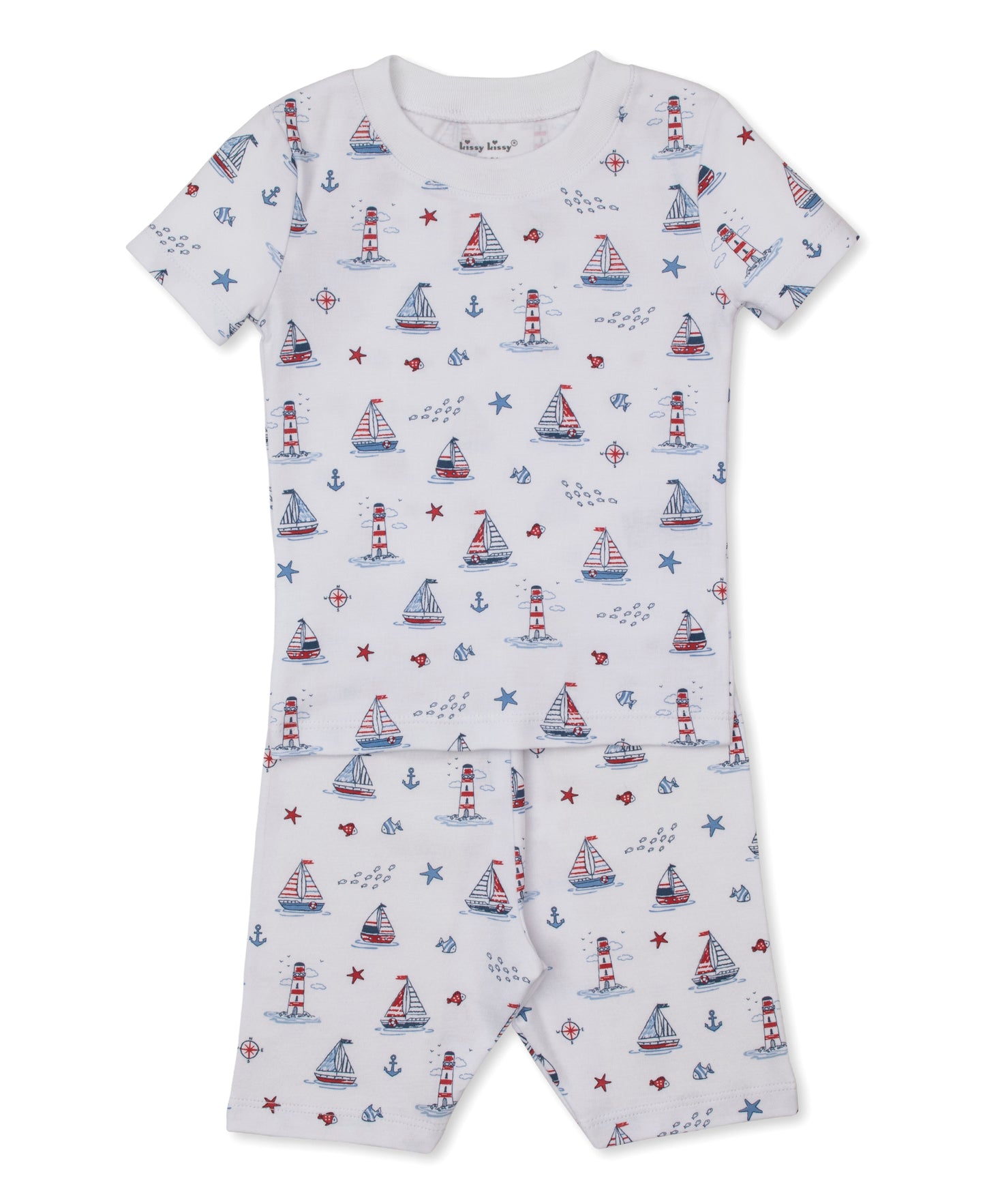 Short PJ Set Snug Print - Ocean Front
