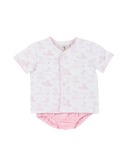 Snips and Snails Pink Little Layette Set