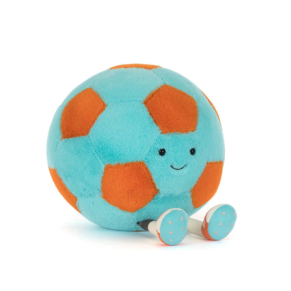 Amuseables Jellycat Soccer Ball (Blue/Orange)