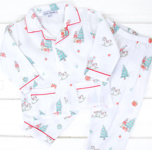 Nutcracker Print Classic Pajamas