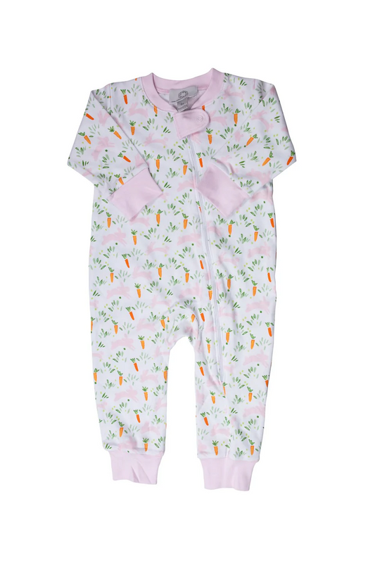 Peeps Zipper PJ Pink (No Feet)