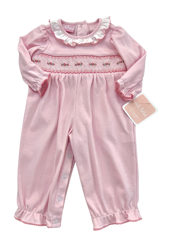 ROSE - Pink Knit Footie 400G2