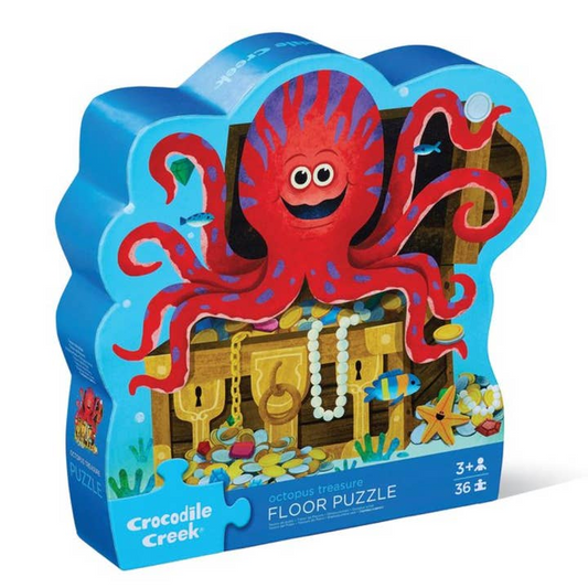 36 Piece Shaped Box Puzzle - Octopus Treasure