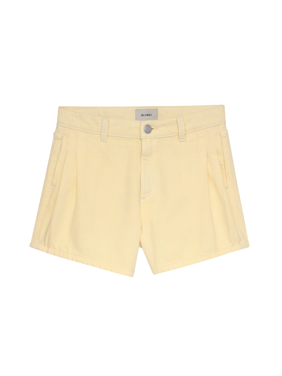 Lucy Pleated Shorts - Zest