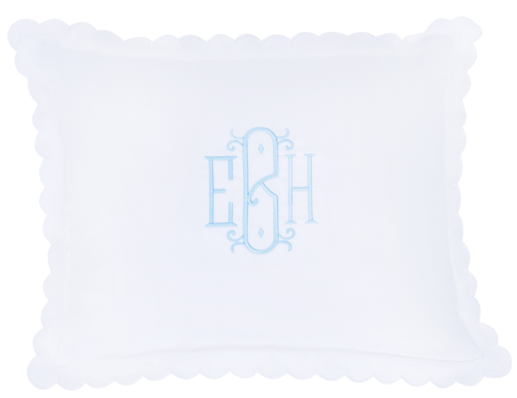 Scallop Baby Pillowcase