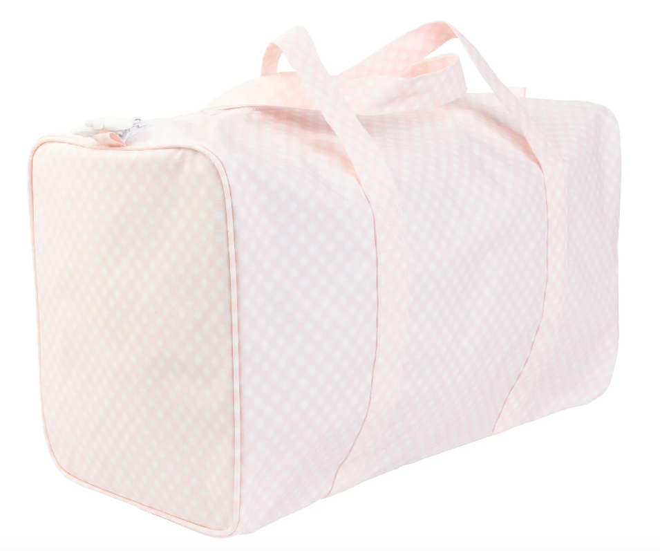 The Duffle Bag - Pink Gingham