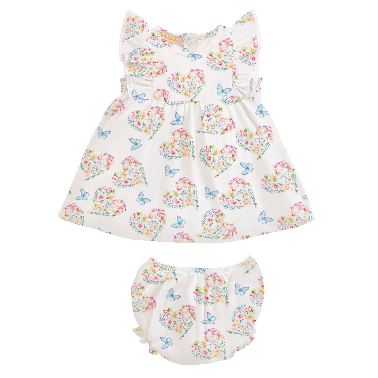 sweet hearts dress w/ruffle