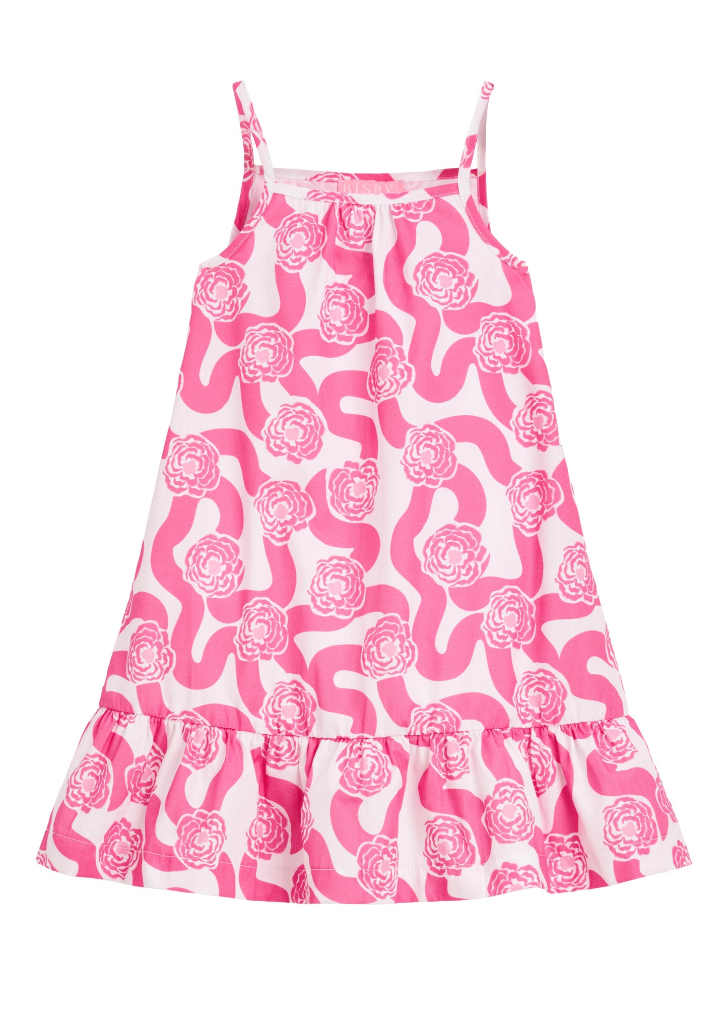 Strappy Dress - Pink Peonies - Tween