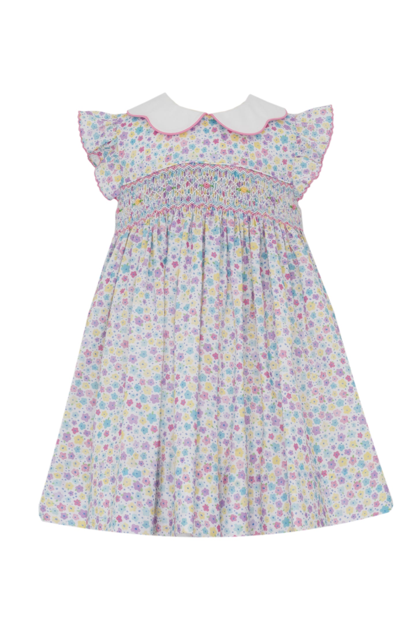 Chloe Multi Color Floral Sleeveless Dress