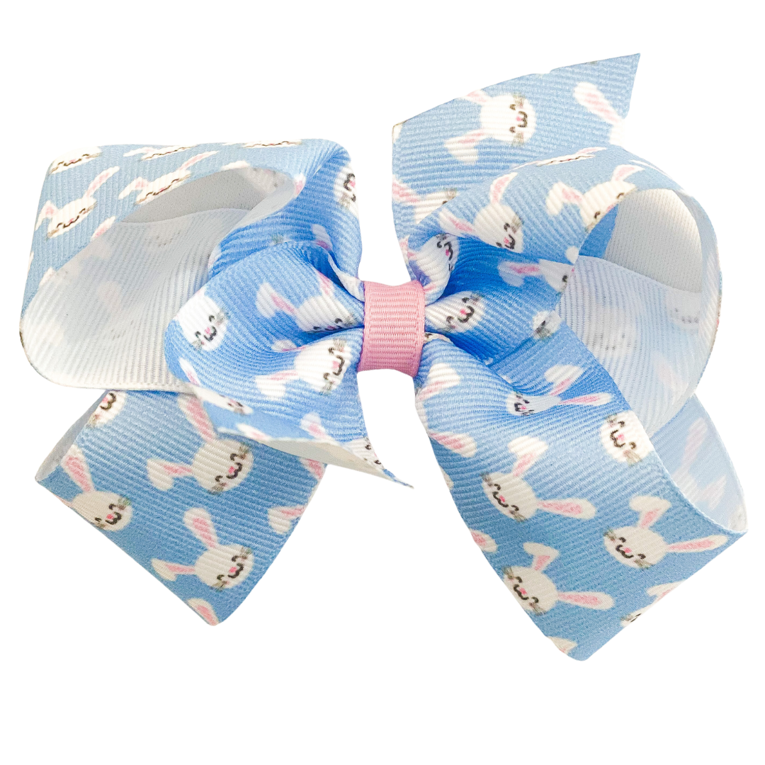 Bunny Bow Light Blue - Medium