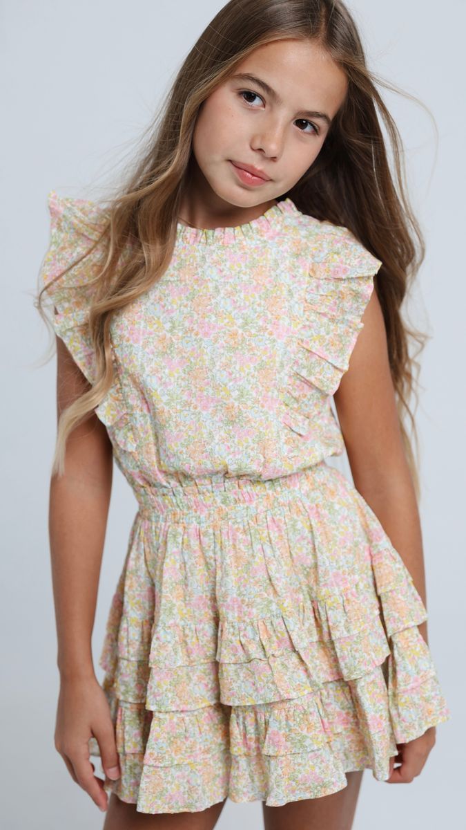 Gustavia Dress - Garden Sorbet - Tween