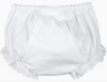 Double Seat Eyelet Diaper Cover