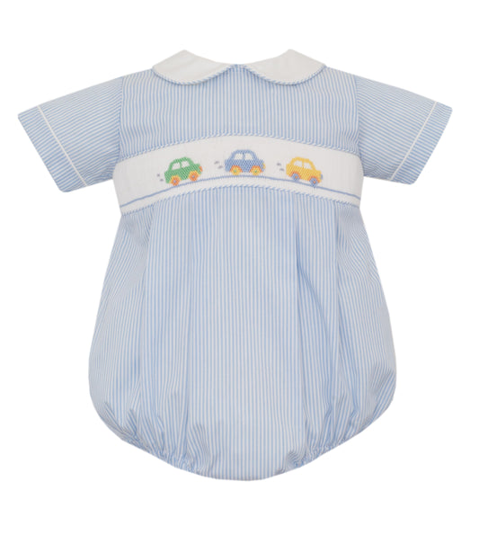 Cars Blue Stripe Boy's Bubble