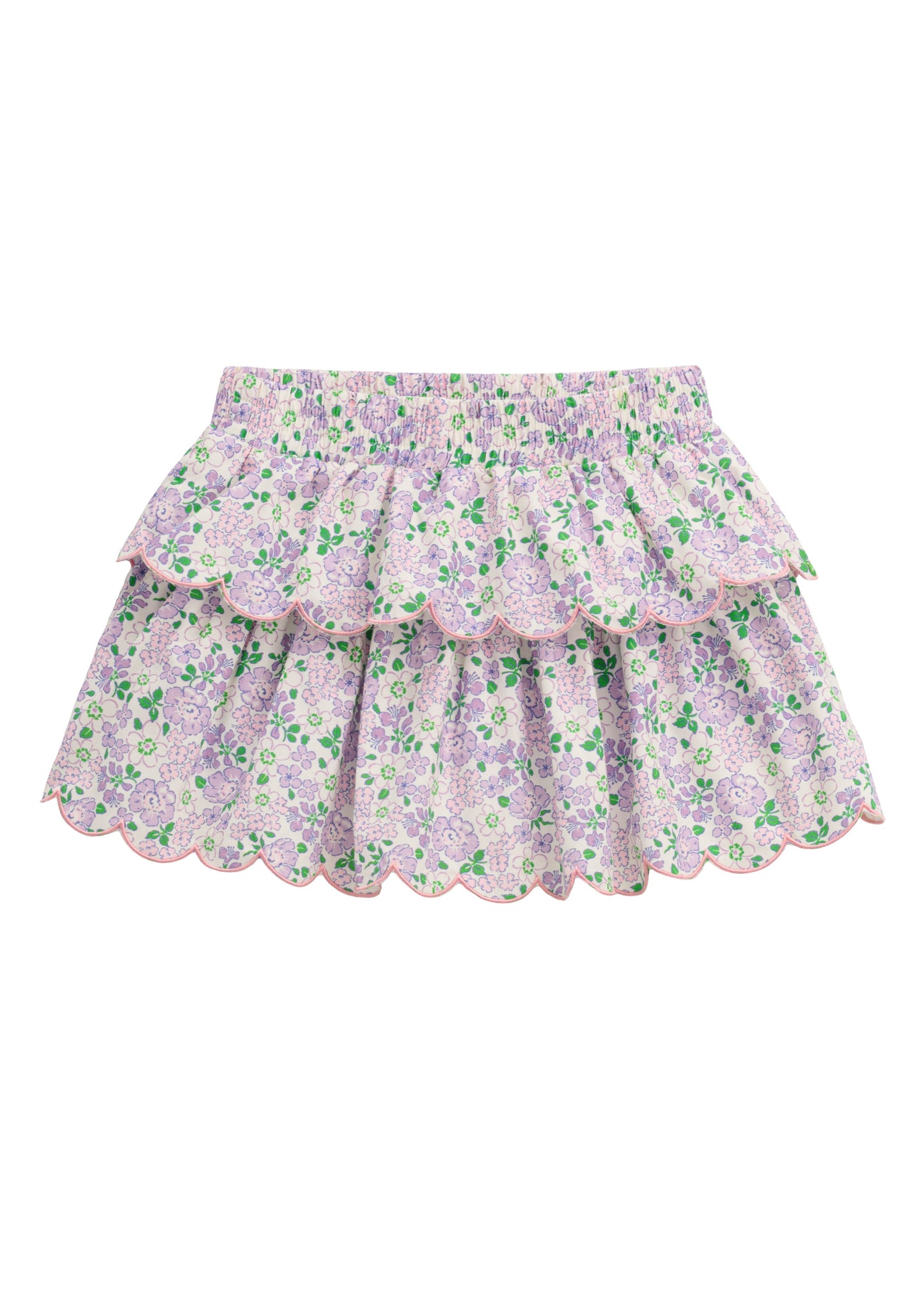 Two Tiered Skort - Lilac Bloomsbury Blossoms