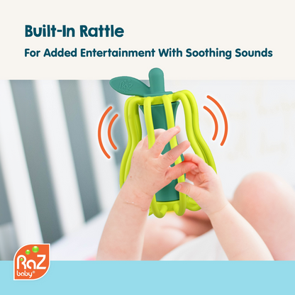 Raz-Pear Teether & Rattle